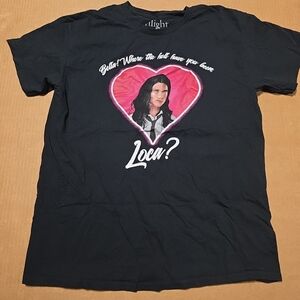 Twilight Jacob “Bella Where the hell have you been Loca” Black T Shirt Size L